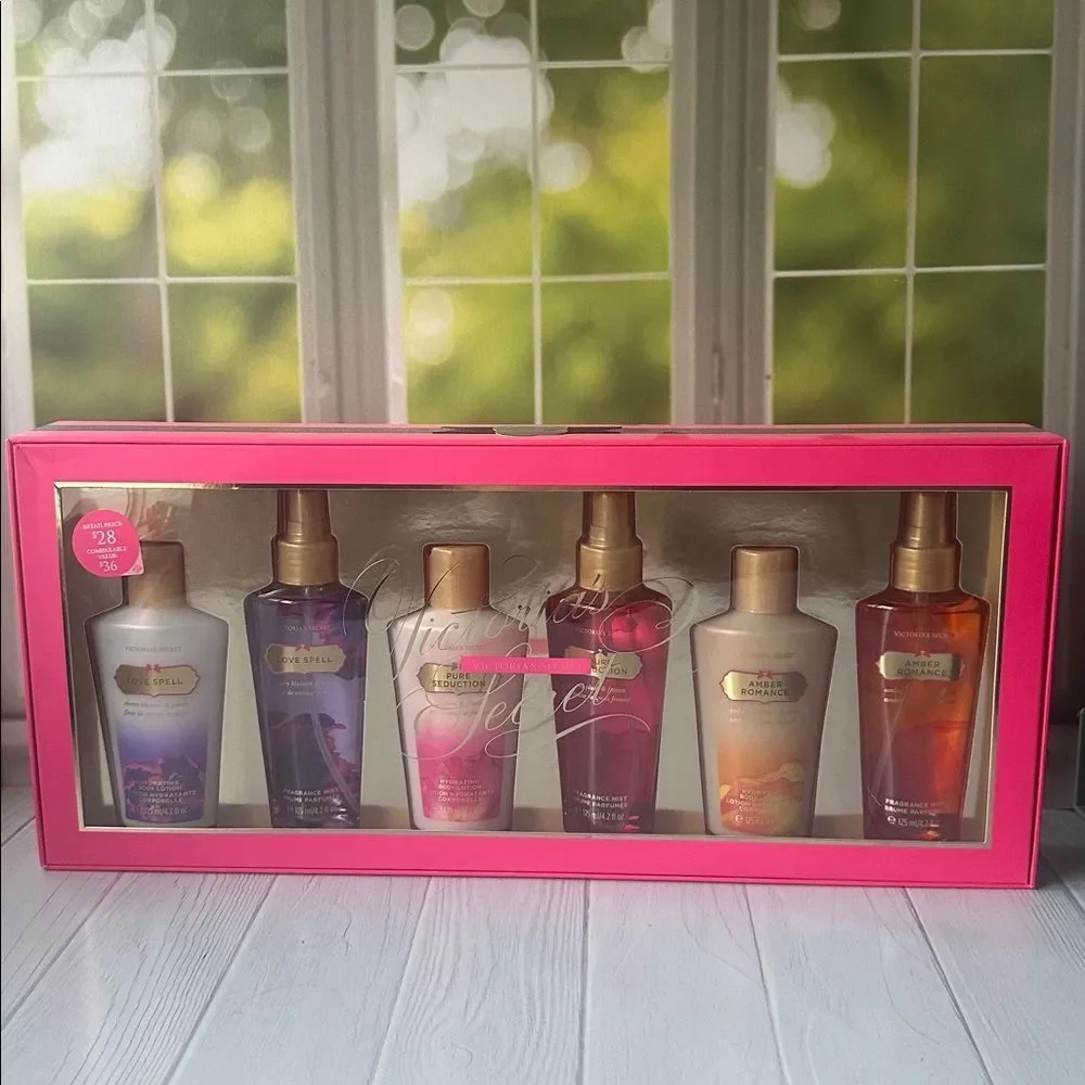 VTG 2010 Victoria’s Secret 6pc Love Spell Pure Seduction Amber Romance 125ml